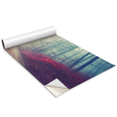 Nalepka na meble Leśna ścieżka Jesień Mgła