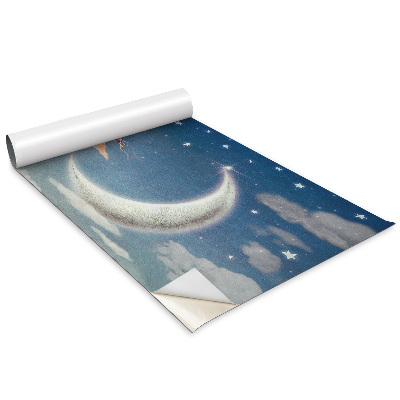 Nalepka na meble Kobieta na księżycu