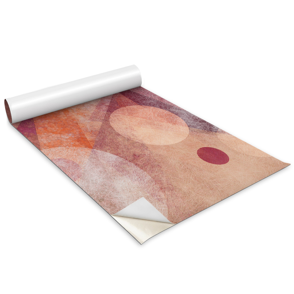 Nalepka na meble Koła i kwadraty