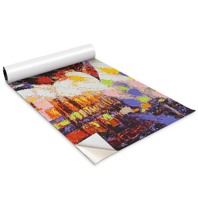 Naklejka na meble Malowana para pod parasolem