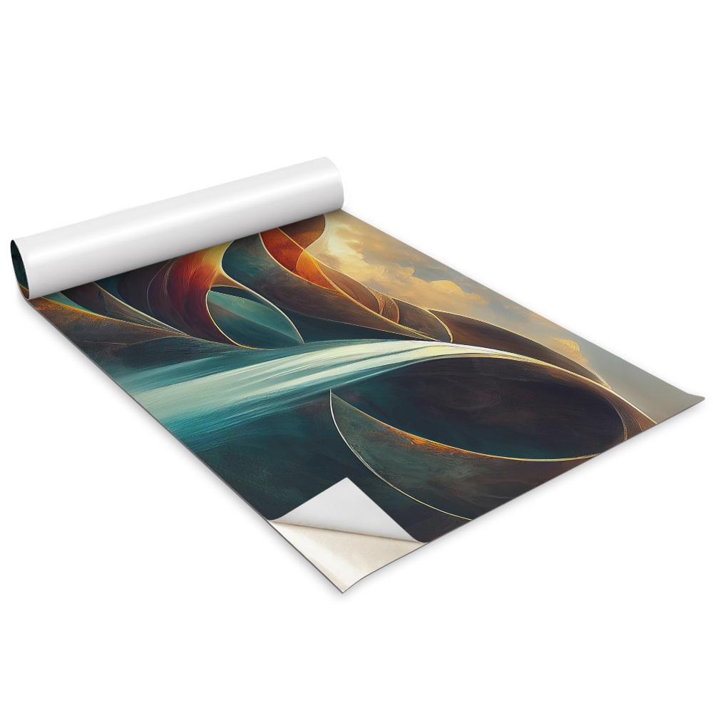 Nalepka na meble Abstrakcja Fale