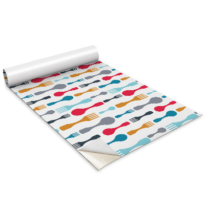 Nalepka na meble Kolorowe sztućce