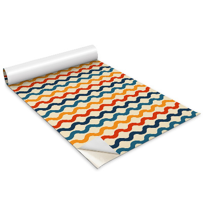 Folia do oklejania mebli Kolorowe fale boho