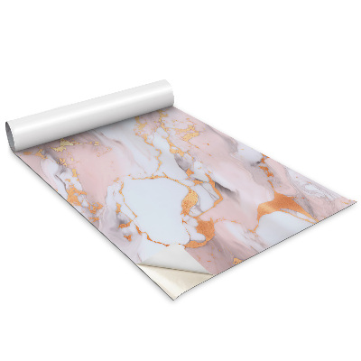 Folia do oklejania mebli Pastelowy różowy marmur