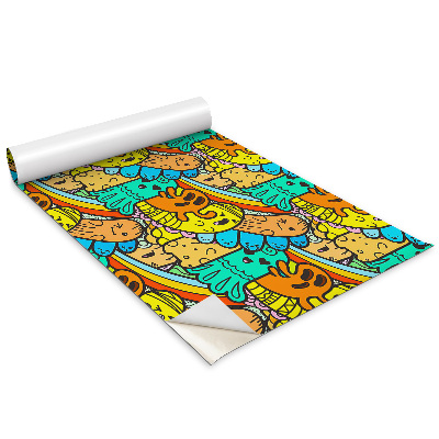 Nalepka na meble Słodkie potworki