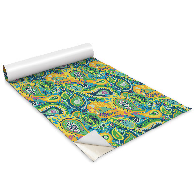 Folia do oklejania mebli Turecki wzór Łezki Krople Deszczu Paisley