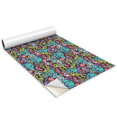 Naklejka na meble Kolorowe Zombi