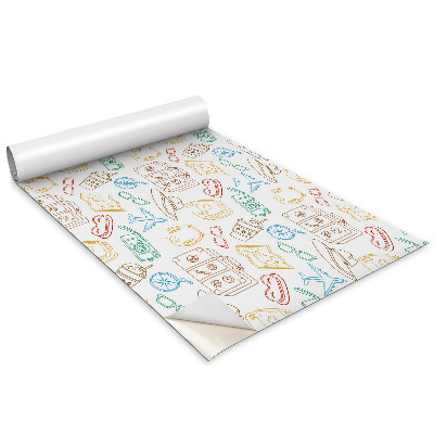 Nalepka na meble Podróżniczy wzór