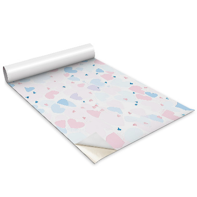 Folia do oklejania mebli Pastelowe Serduszka Miłość