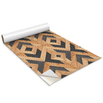 Nalepka na meble Geometryczny wzór z deseczek