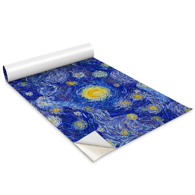 Nalepka na meble Impresjonistyczny wzór w stylu Van Gogha