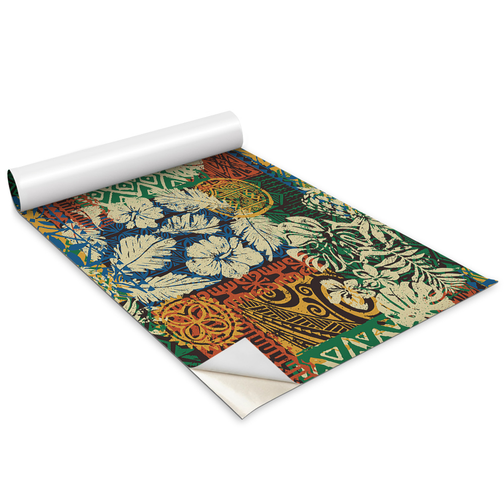 Folia do oklejania mebli Hawajski kwiecisty wzór