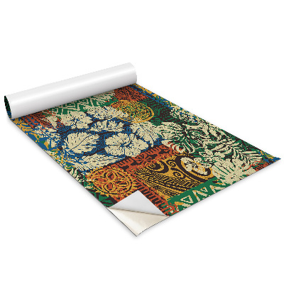 Folia do oklejania mebli Hawajski kwiecisty wzór