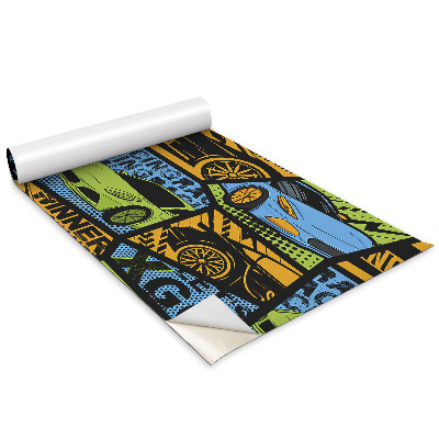 Naklejka na meble Samochody wyścigowe do pokoju nastolatka