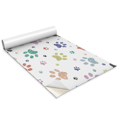 Naklejka na meble Słodkie kolorowe psie łapki