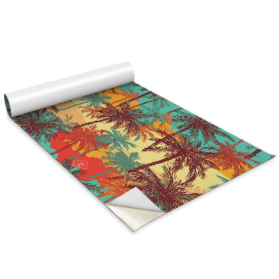 Naklejka na meble Wzór w palmy