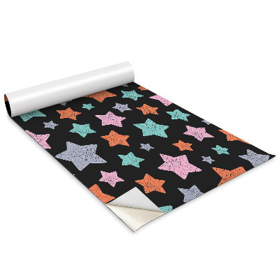 Folia do oklejania mebli Kolorowe gwiazdki