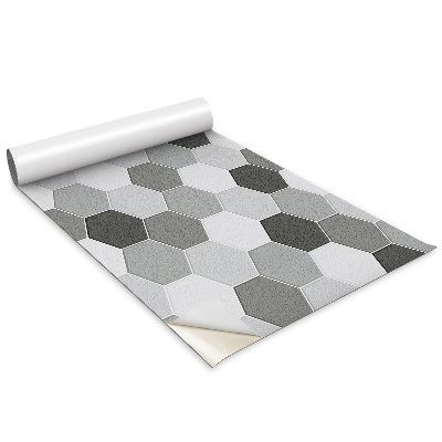 Folia do oklejania mebli Szare heksagony