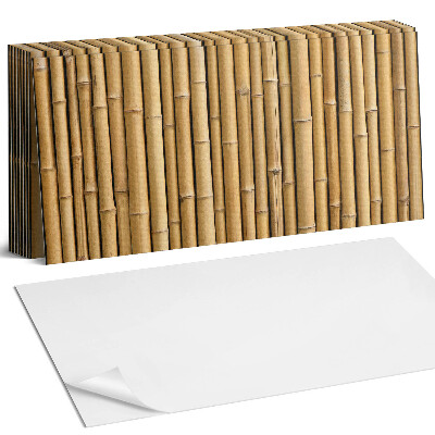 Panel ścienny do kuchni Naturalna tekstura bambusa