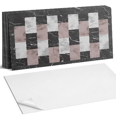 Panel ścienny do kuchni Wzór marmurowych płytek