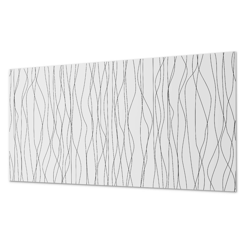 Panel samoprzylepny na ścianę Faliste linie na tle