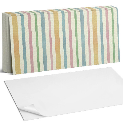 Panel ścienny do kuchni Wielobarwne pionowe pasy