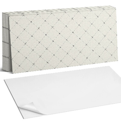 Panel ścienny do kuchni Geometryczny wzór rombów