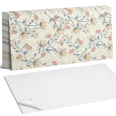 Panel samoprzylepny na ścianę Kwiatowy wzór na tle