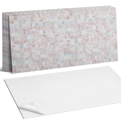 Panel ścienny do kuchni Wzór mozaikowy z kwadratów