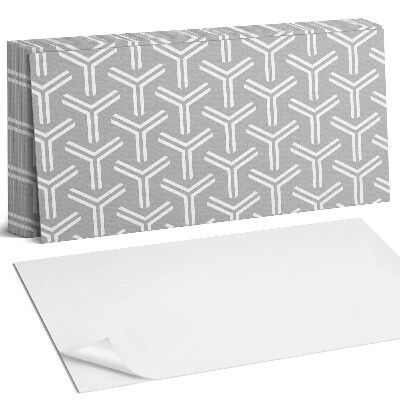 Panel samoprzylepny na ścianę Geometryczny wzór strzałek