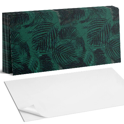 Panel samoprzylepny na ścianę Liście palmowe na tle