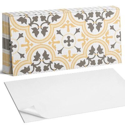 Panel samoprzylepny na ścianę Wzór roślinny na tle