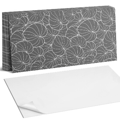 Panel samoprzylepny na ścianę Liście w delikatnym wzorze