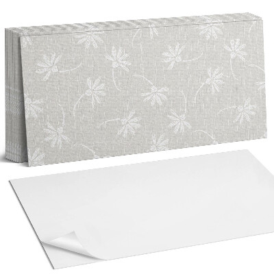 Panel samoprzylepny na ścianę Kwiatowy wzór na tle