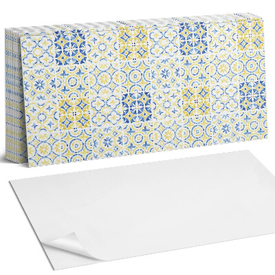 Panel ścienny do kuchni Wzór mozaiki z ornamentami