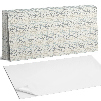 Panel samoprzylepny na ścianę Wzór liści w rombach