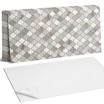 Panel samoprzylepny na ścianę Wzór mozaiki z kształtami