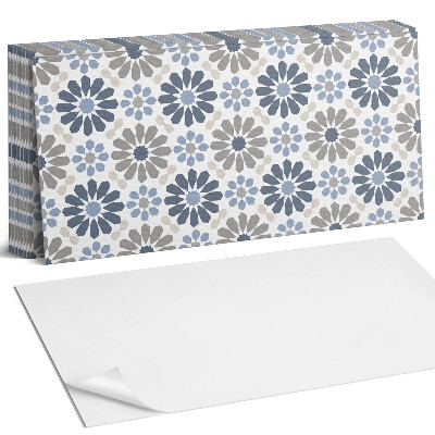 Panel ścienny do kuchni Wzór kwiatowy w symetrii