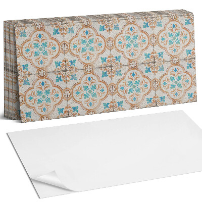 Panel ścienny do kuchni Motyw dekoracyjny z kwiatami