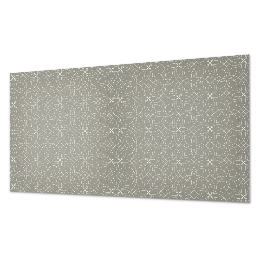 Panel samoprzylepny na ścianę Geometryczny wzór kwiatów