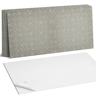 Panel samoprzylepny na ścianę Geometryczny wzór kwiatów