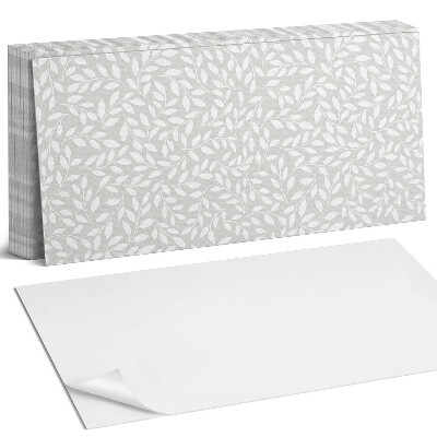 Panel samoprzylepny na ścianę Delikatny wzór liści