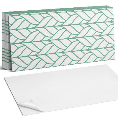 Panel samoprzylepny na ścianę Wzór liści w symetrii