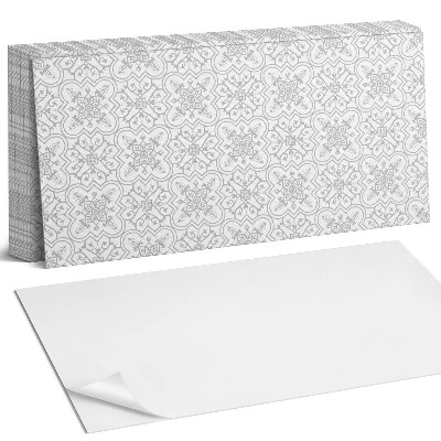 Panel ścienny do kuchni Wzór kwiatowy z ornamentami