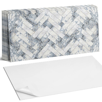 Panel ścienny do kuchni Wzór w jodełkę marmuru