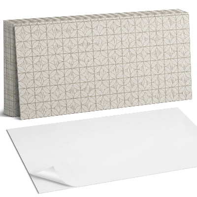 Panel samoprzylepny na ścianę Geometryczny wzór z okręgami