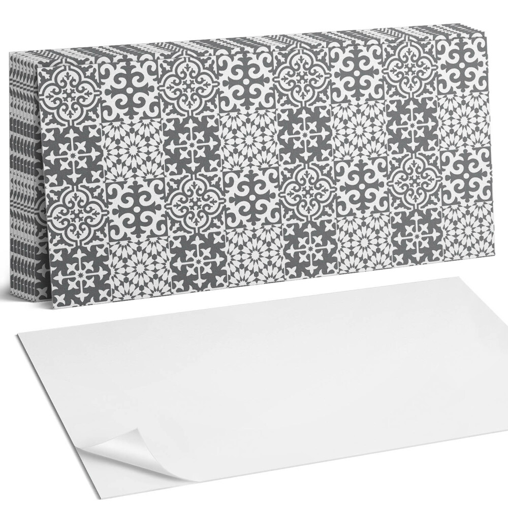 Panel ścienny do kuchni Wzory dekoracyjne na płytkach