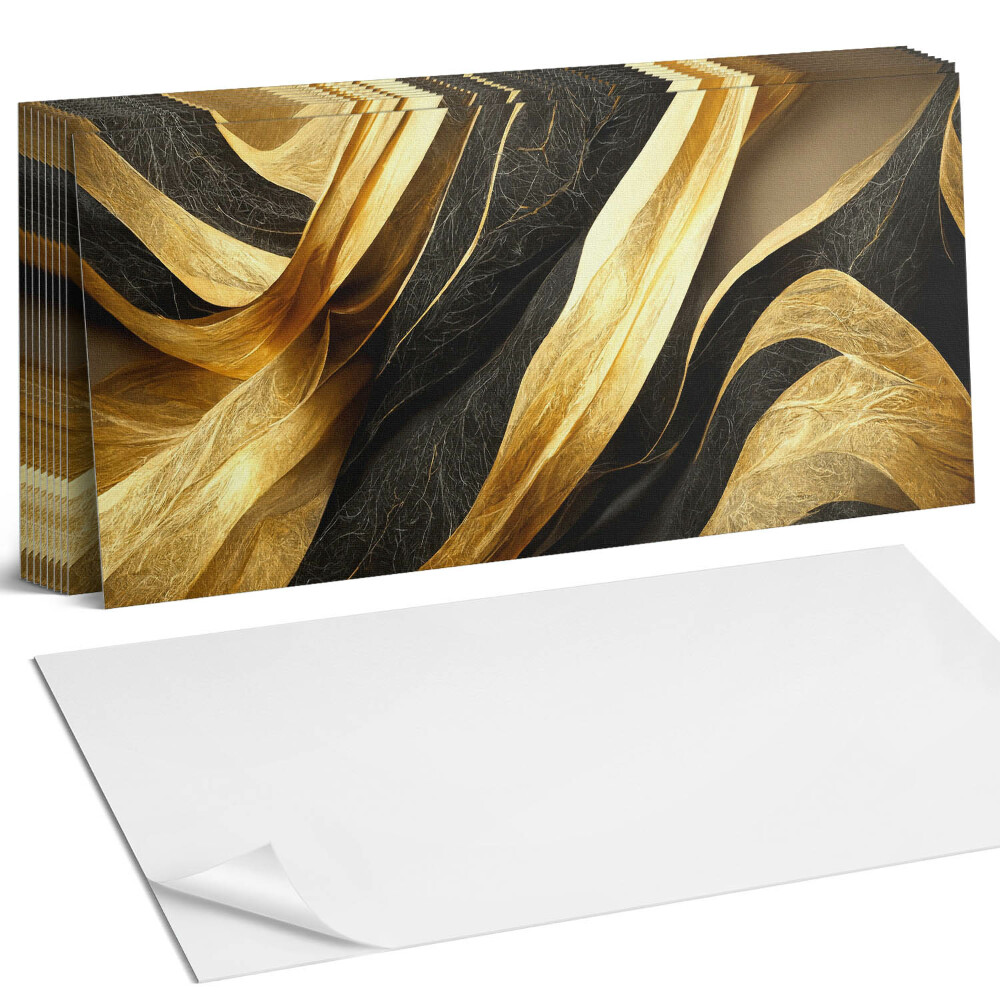 Panel samoprzylepny na ścianę Fale tekstur i wzorów