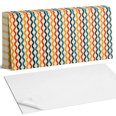 Panel samoprzylepny na ścianę Fale w rytmicznym układzie