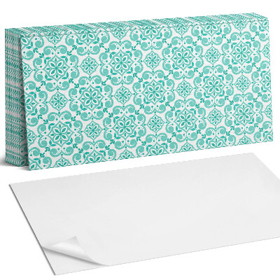 Panel ścienny do kuchni Wzór kwiatowy z ornamentami